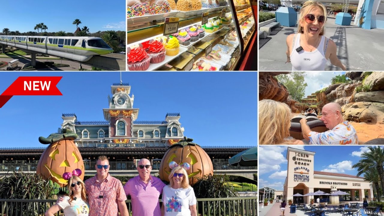 DISNEY WORLD VLOG: Magic Kingdom, Grand Floridian Cafe & Premium Outlets at Vineland Orlando 🇺🇸