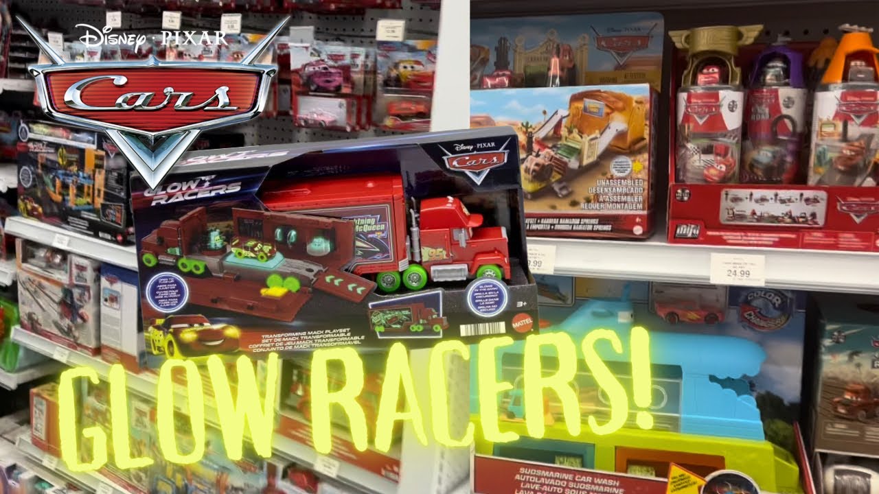 Disney•Pixar Cars Glow Racers Playsets Spotted at Toys R Us Canada!
