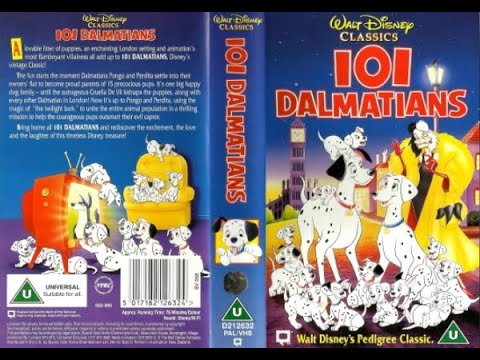 Disney's 101 Dalmatians VHS Opening and Ending promos (UK VHS 1996 Edition)