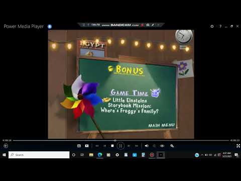 Disney's Little Einsteins: The Legend of the Golden Pyramid 2007 DVD Menu Walkthrough