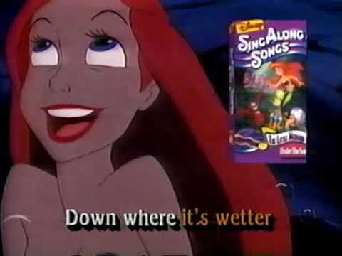 Disney's Princess Collection: Ariel's Songs and Stories (Wish Upon A Starfish) 1995 VHS