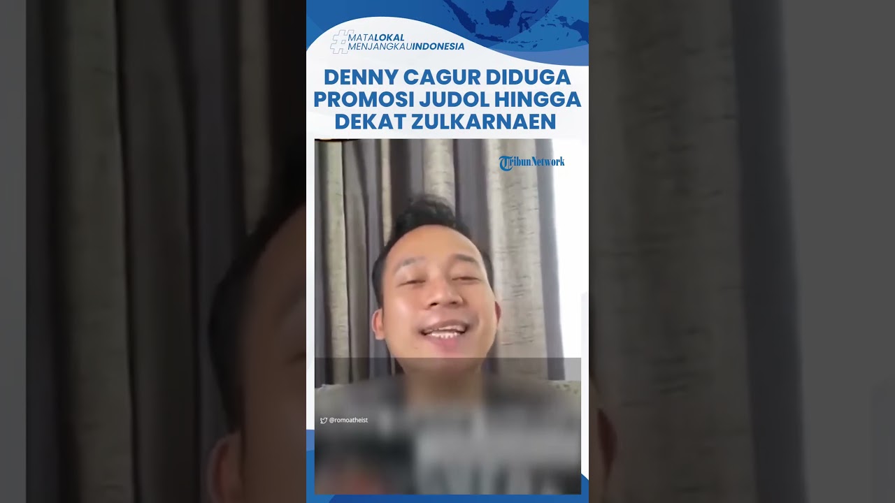 Disorot! Jejak Digital Anggota DPR Denny Cagur Promosikan Judol hingga Nongkrong Bareng Zulkarnaen