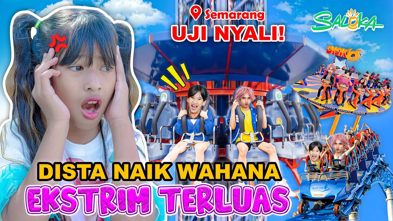 DISTA UJI NYALI WAHANA EKSTRIM TERLUAS DI SEMARANG😱!! SEMUA WAHANA DICOBAIN😖 #viralvideo