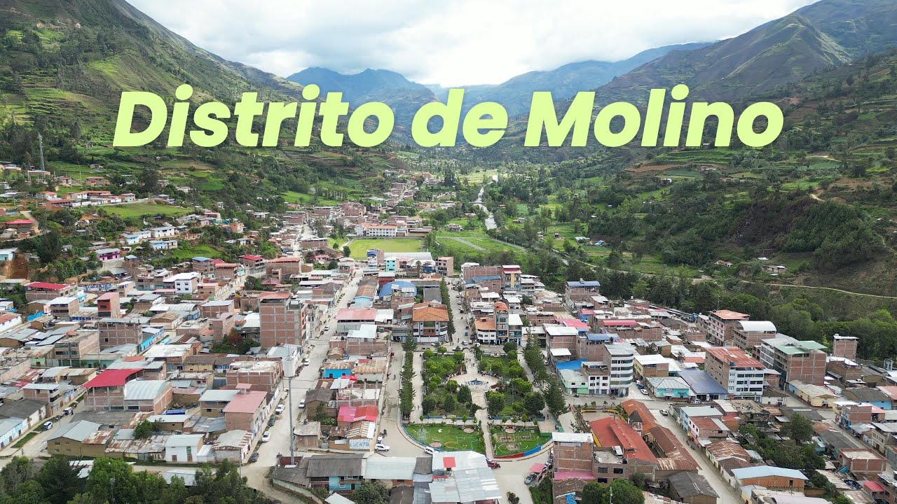 Distrito de Molino en la Provincia de Pachitea en 4K