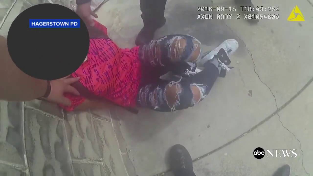 DISTURBING. RAW. Police bodycam shows police pepper-spraying 15yo girl following a bicycle accident