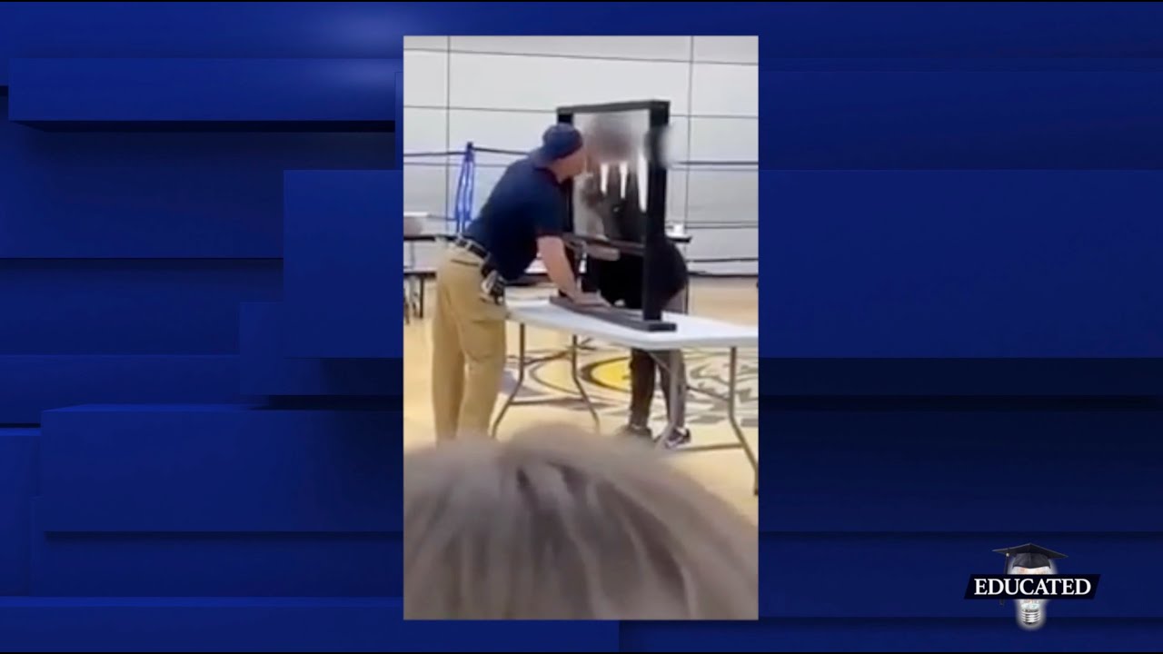 Disturbing Video shows Teachers & Students Licking Whip Cream Off Plexiglass