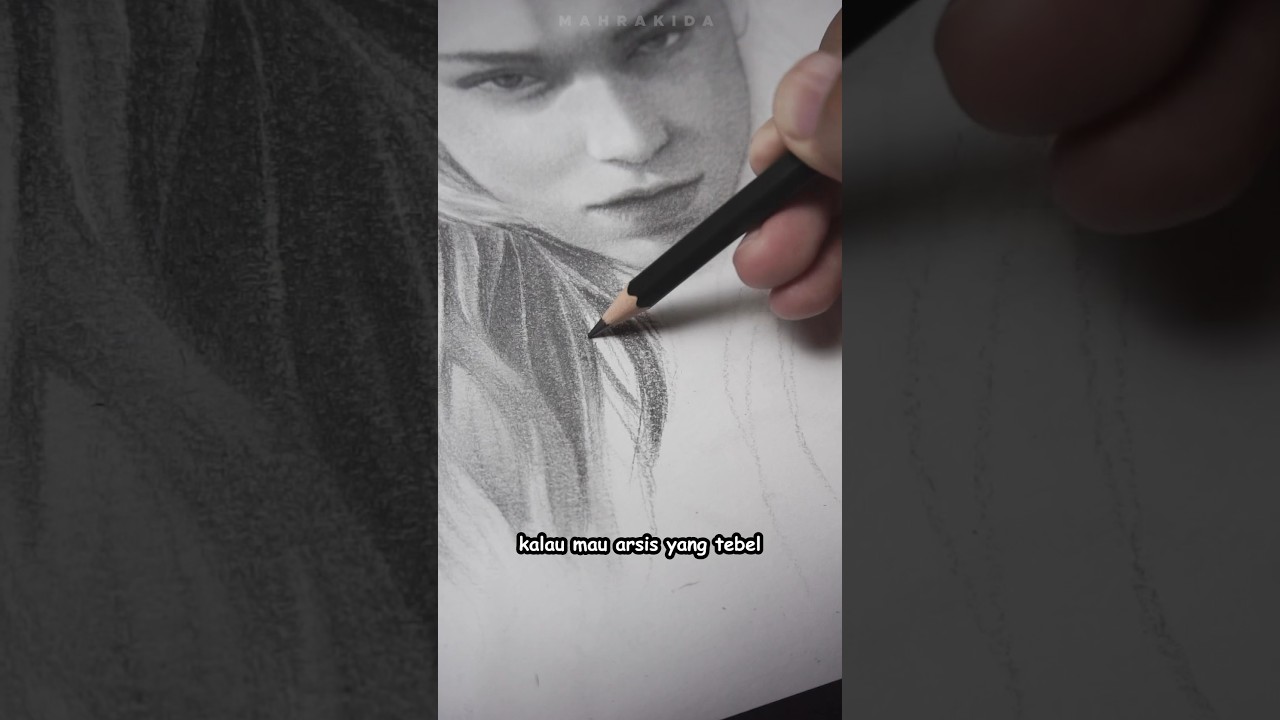 Ditantang Gambar Pake 1 Pensil Aja