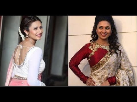 Divyanka Tripathi  (aka Ishita Bhalla ) Saree Blouse Designs