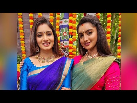 Diwali sales Thirumagal serial Anjali (Harika sadu) Uppada tissue cotton saree.Thirumagal mahasangam