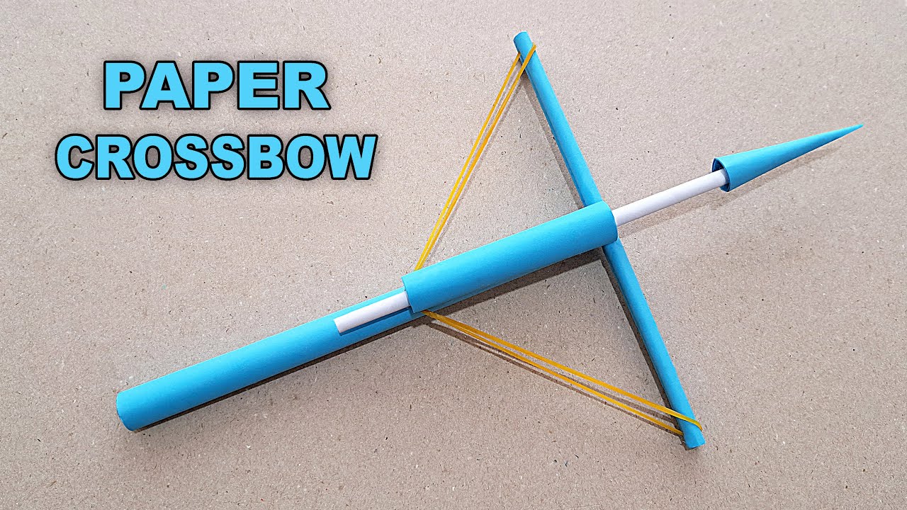 DIY - HOW TO MAKE A BOW AND ARROW FROM A4 PAPER - ( Very Easy ! )