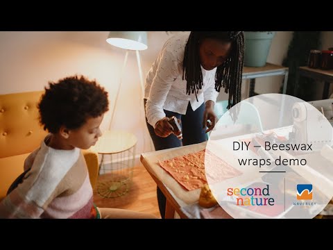 DIY Beeswax wraps online demo