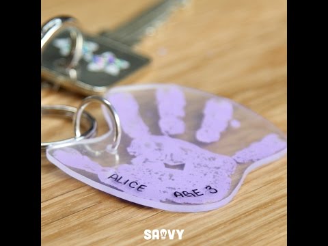 DIY Handprint Keychain | DIY with Kids