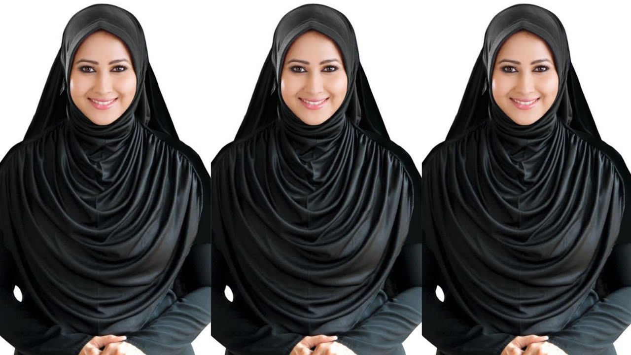 DIY!!! How to cut and sew stylish front pleated hijab| instant hijab tutorial