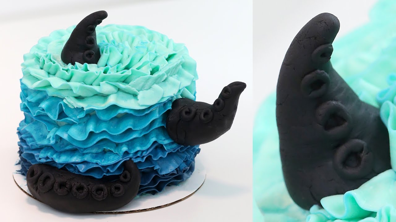 DIY Kraken Cake Tutorial | How to Make a Kraken Cake | RECIPE