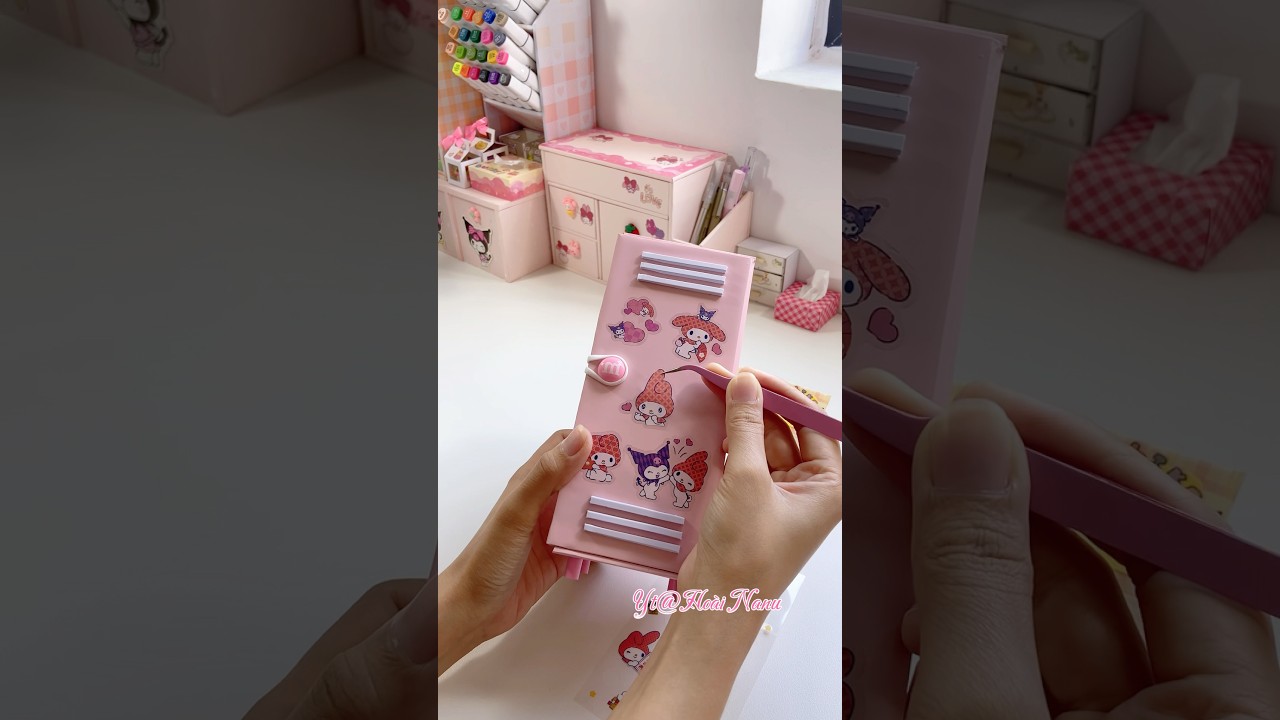 DIY Mini Locker (idea 2) #diy #craft #shorts #shortvideo