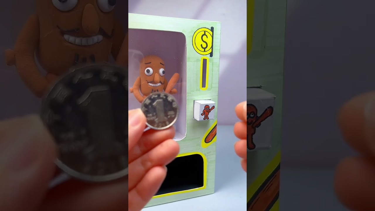 DIY Paper Brainrot Soundboard Toys Vending Machine | Paper Art Creativity #shorts #papercraft