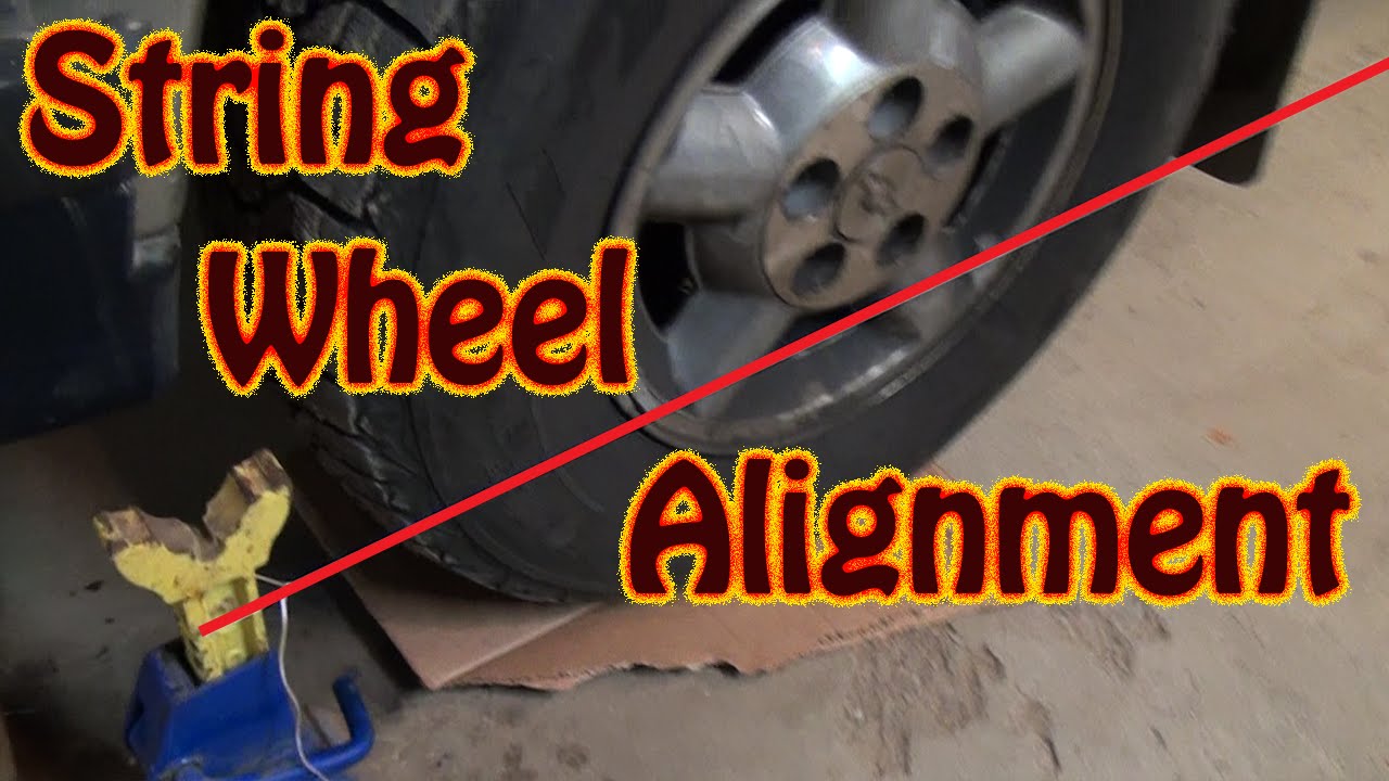 DIY Perform A Vehicle Front End Alignment Using String and a Ruler - Front End Replacement Part 3