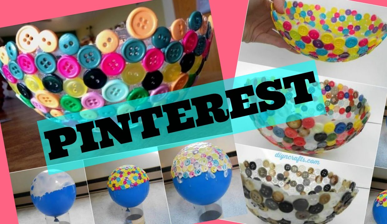 DIY PINTEREST BUTTON BOWL - Maddie Ryles
