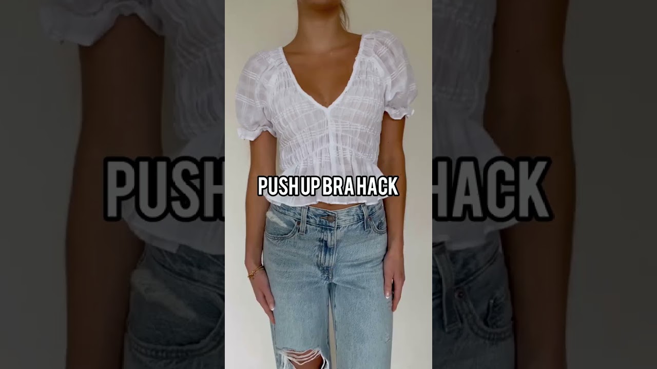 DIY Push Up Bra Hack