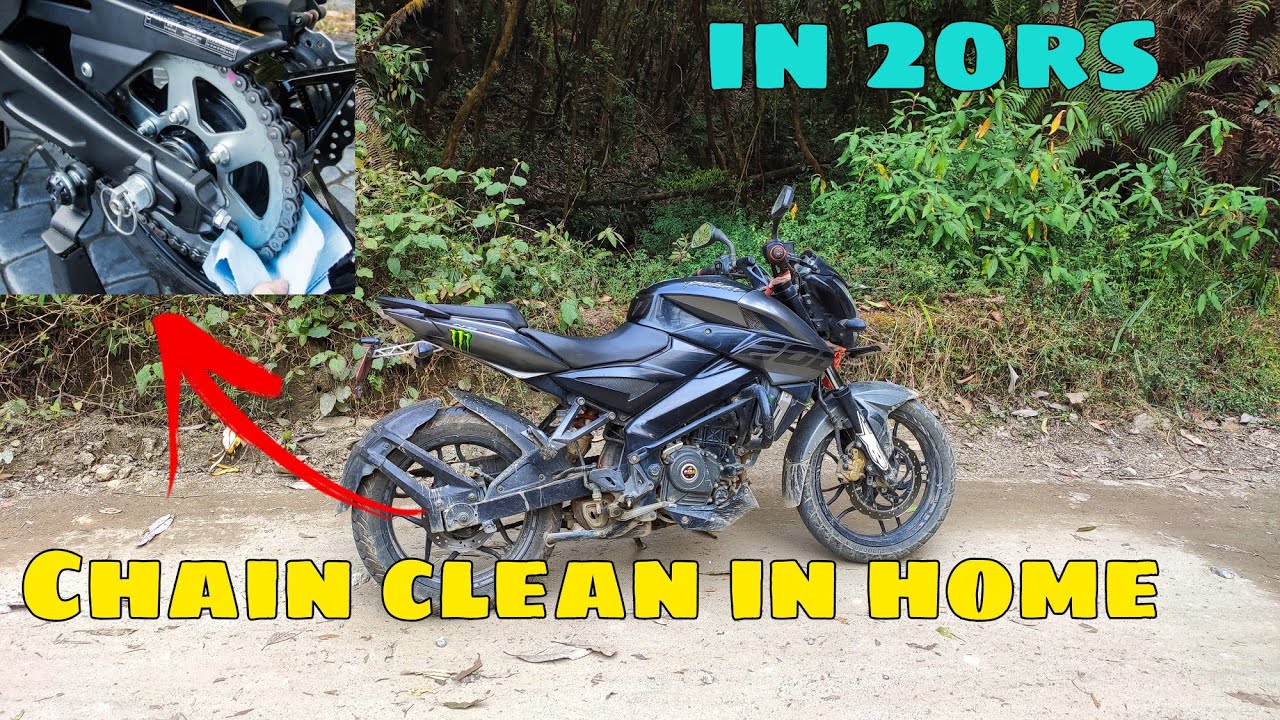 DIY way to clean your Chain in 20Rs | Bike Maintenance | ANS GO