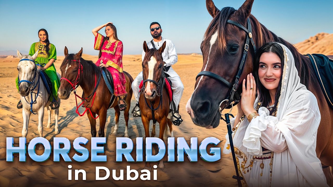 Diyan's First Horse Riding | Anaarkali's Dream Comes True | Dubai Vlog
