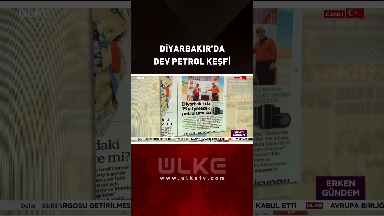 Diyarbakır'da Dev Petrol Keşfi! #shorts