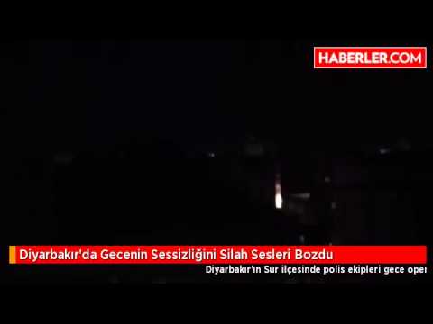 Diyarbakır'da Gecenin Sessizliğini Silah Sesleri Bozdu