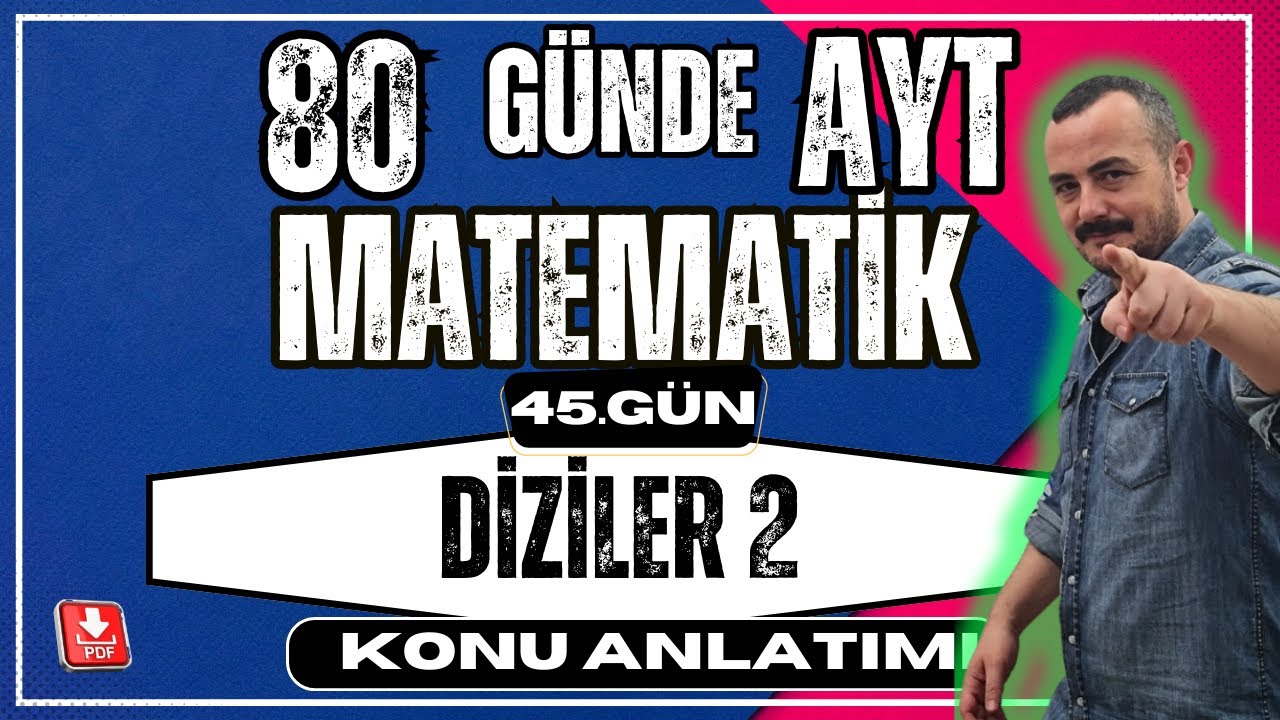 🟥Diziler 2✅ Dizi Tanımı |80 Günde AYT Matematik |AYT Matematik Kampı