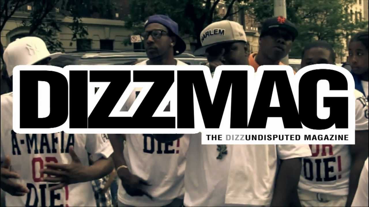 DizzMag in Harlem w/ A-Mafia video shoot