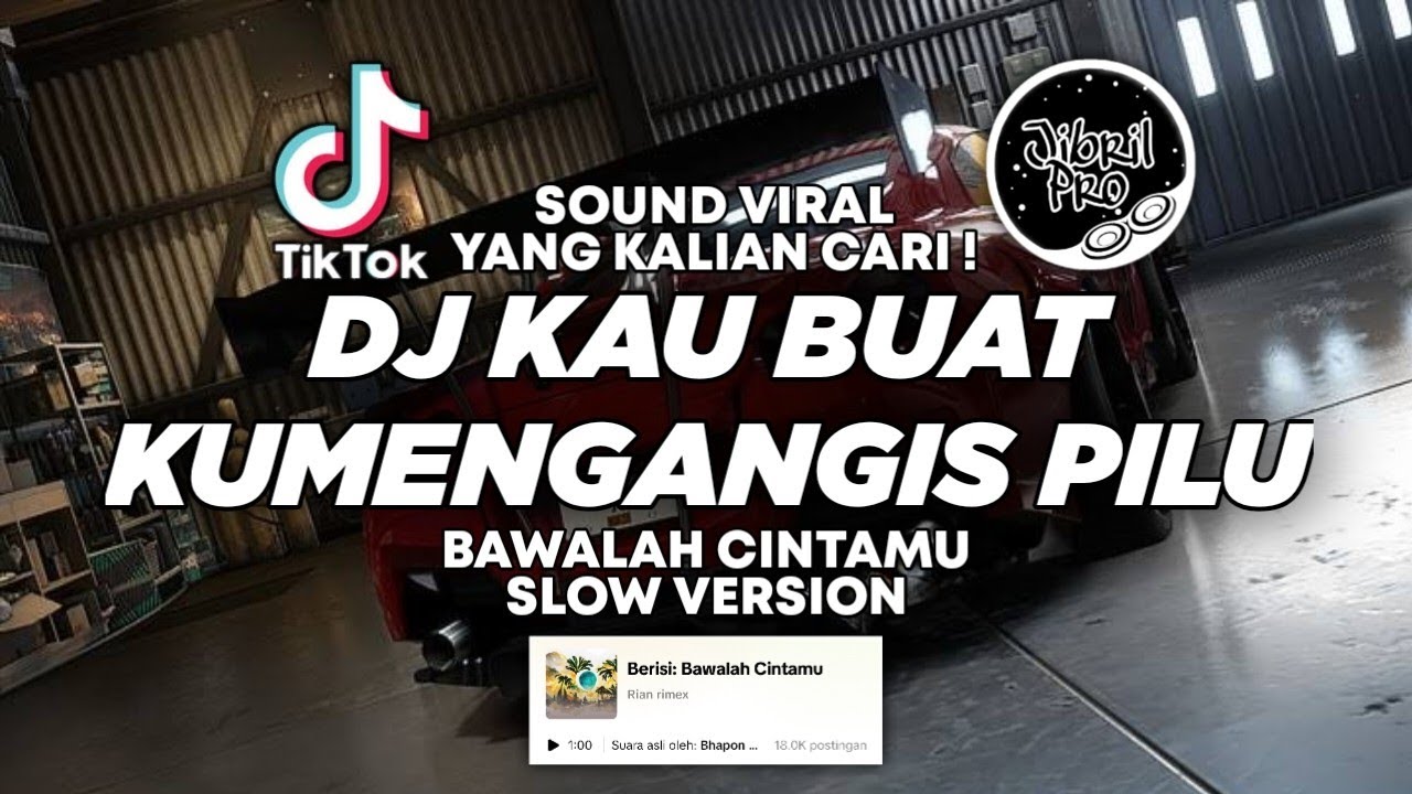 DJ KAU BUAT KU MENANGIS PILU MENGKANE - DJ BAWALAH CINTAMU ZIELL FERDIAN TIKTOK VIRAL 2025 !
