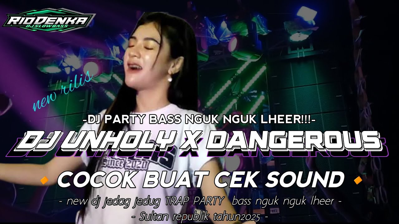 DJ party unholy x dangerous jrt audio ft. Riodenka karnaval 2k25