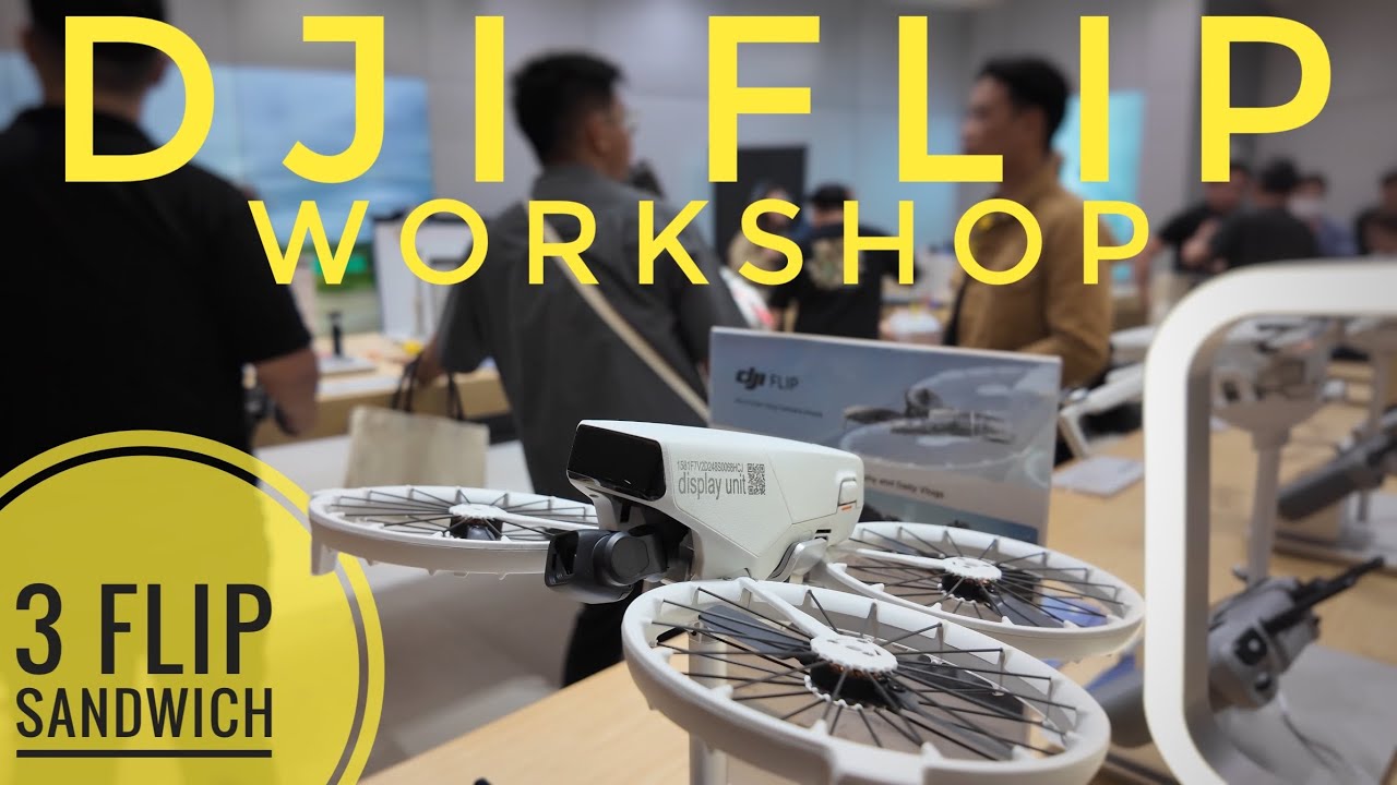 DJI FLIP Workshop | Demo Flight | 3 FLIP Sandwich