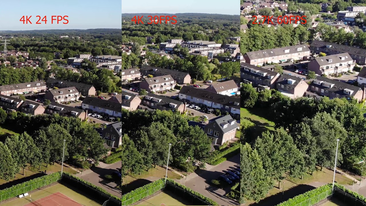 DJI Mavic Air - 4K 24FPS vs 4K 30FPS vs 2.7K 60FPS