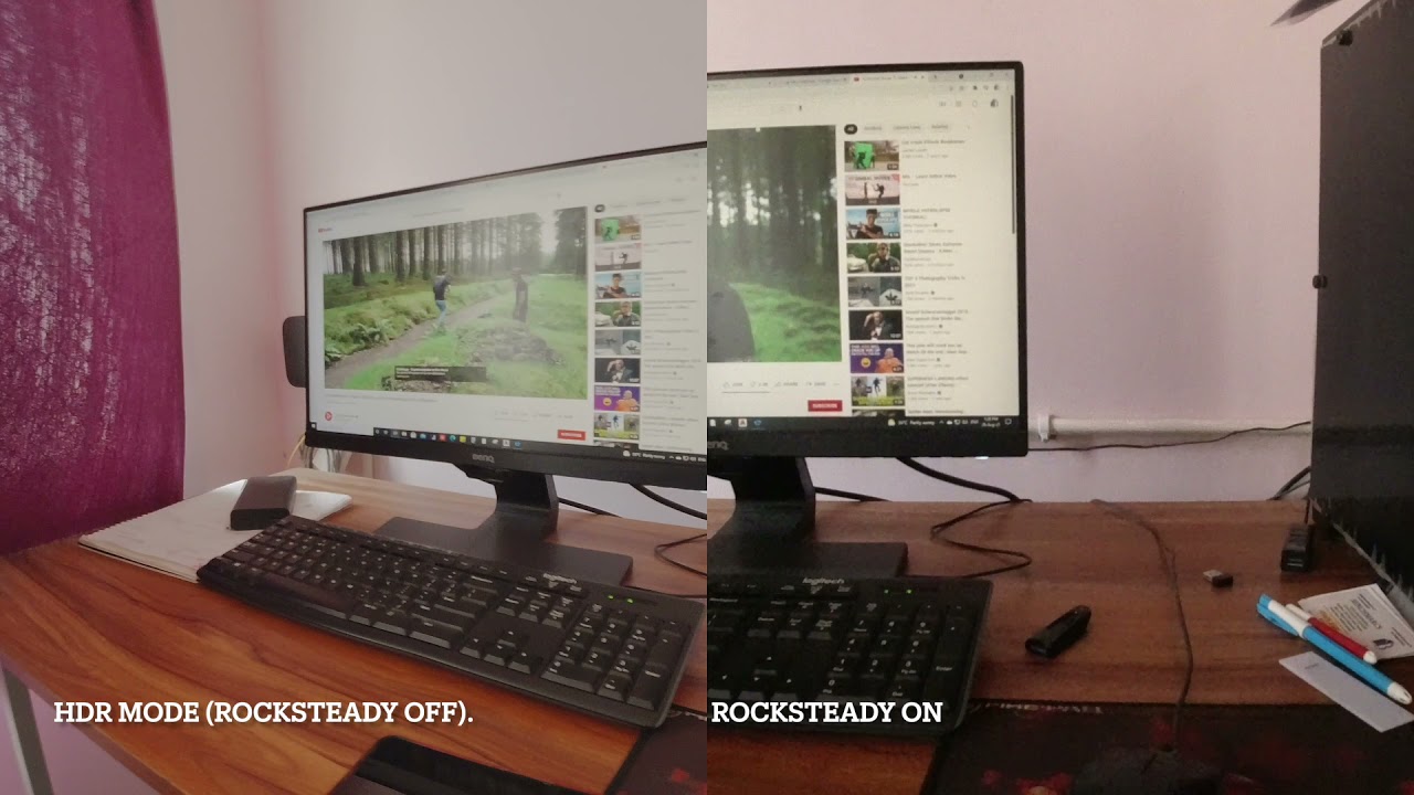 DJI OSMO ACTION(HDR vs ROCKSTEADY MODE)