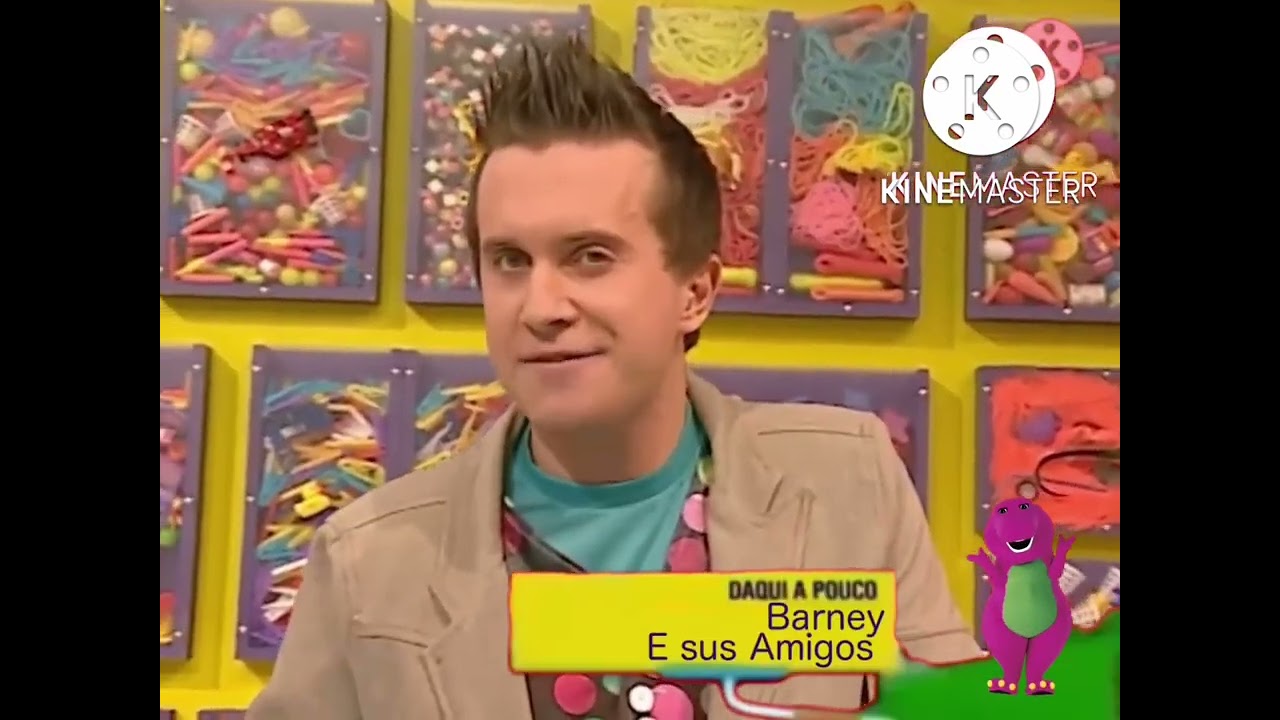 dk banner você está assistindo mister maker pé na estrada daqui a pouco barney e seus amigos