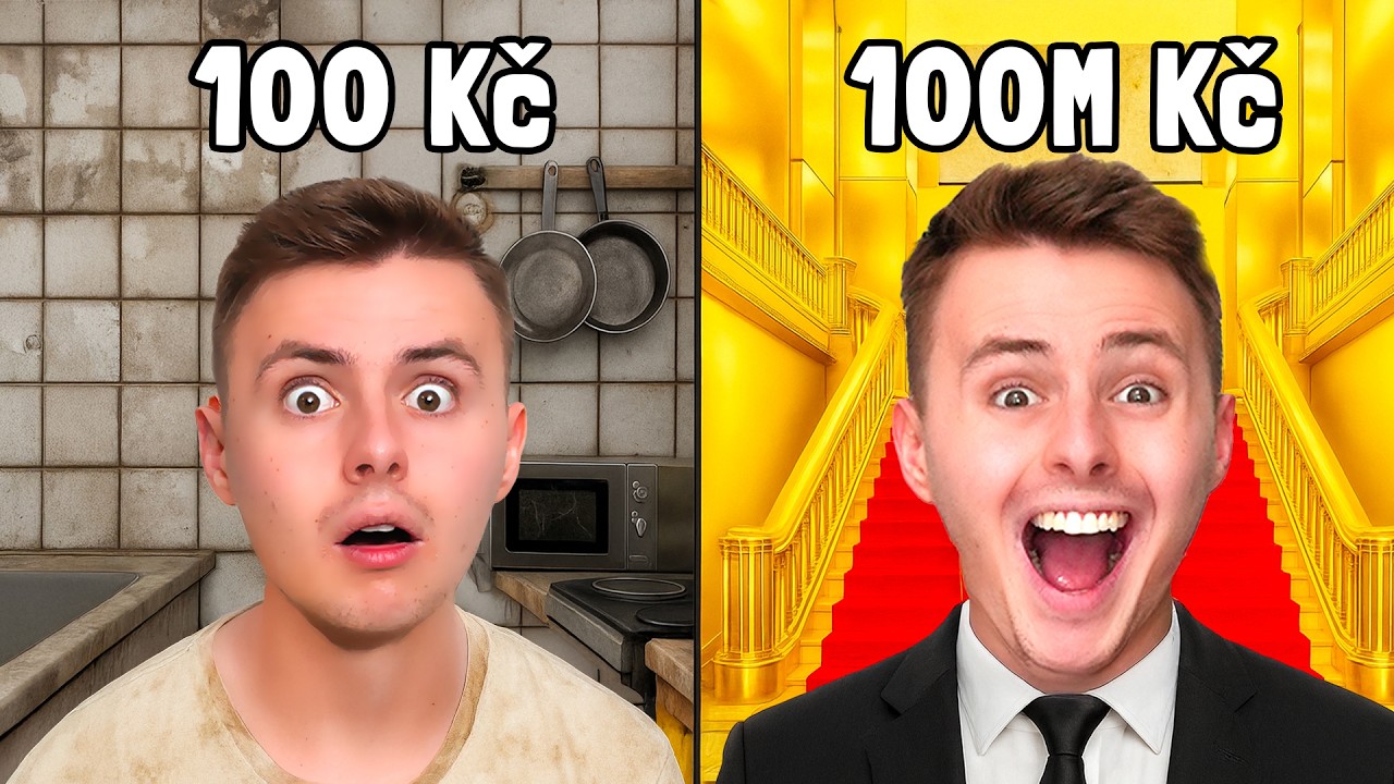 Dům Za 100 kč VS 100,000,000 Kč!
