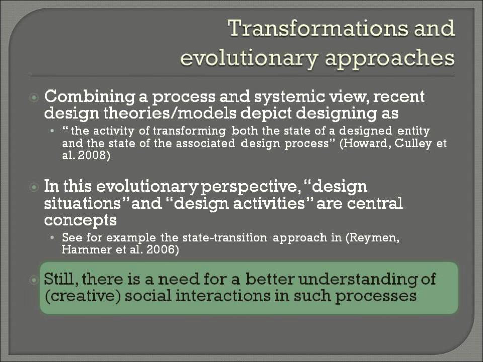 D-MES : conceptualizing the working designers
