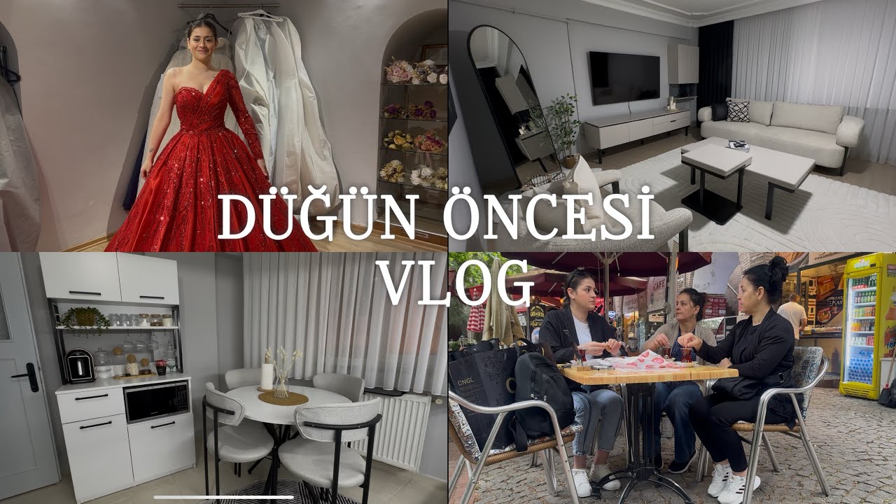 DÜĞÜN ÖNCESİ GELİN EVİ HAZIRLIKLARI🌱YENİ GELİN EVİNE DEV‼️MARKET ALIŞVERİŞİ🌱TATLI TELAŞLAR🌱VLOG