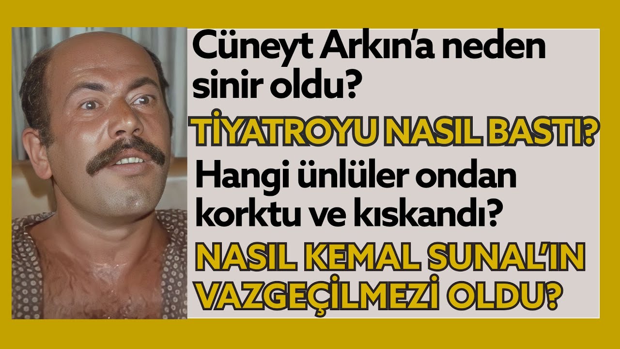 DİNÇER ÇEKMEZ ''Kemal Sunal'ın ölümüne yüreği dayanamayan büyük usta kimdir?''