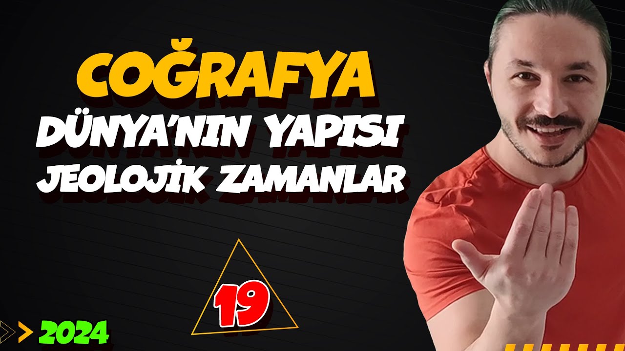 🌍DÜNYA'NIN İÇ YAPISI VE JEOLOJİK ZAMANLAR 🔴39 GÜNDE TYT COĞRAFYA KAMPI-19 🟡10.SINIF COĞRAFYA -1📌2025