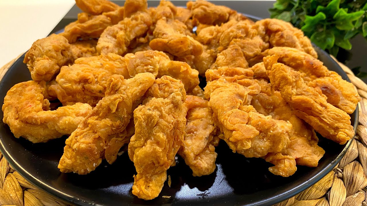 🍗DÜNYANIN EN ÇITIR TAVUK TARİFİ😍Popeyes ve KFC Tavuk Yemeye Son❗️KFC Tavuk Tarifi- Çiçekintarifler