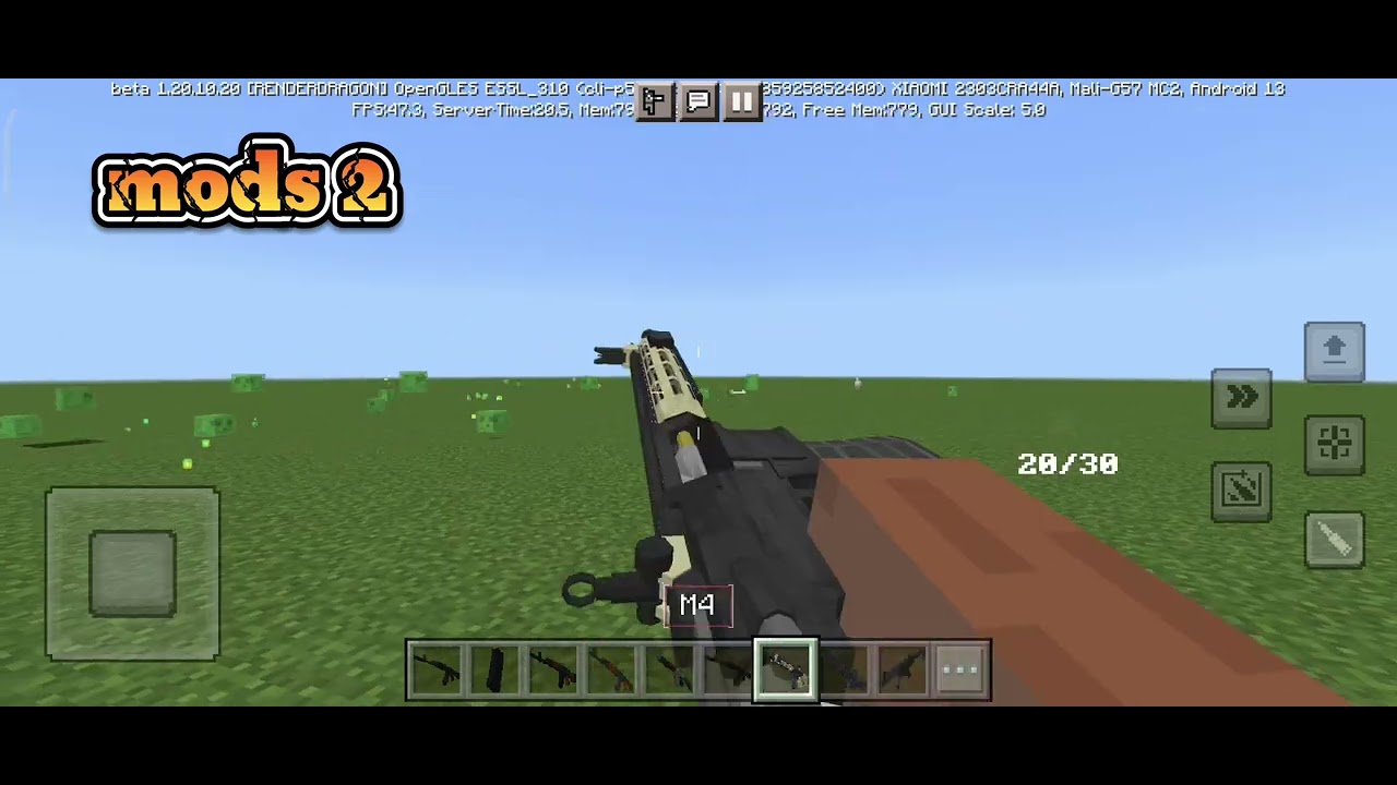 dünyanın en iyi silah modu Minecraft PE içindir linkli 🤯🤯🤯🤯