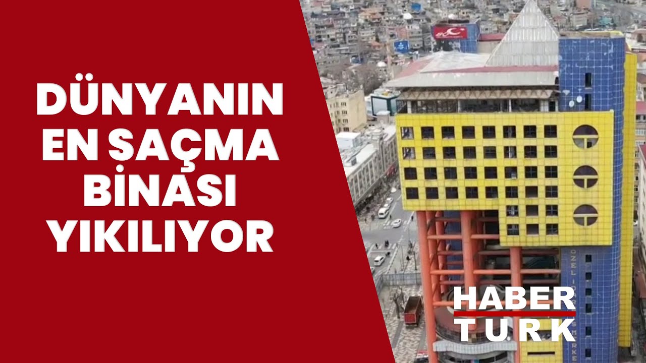 'Dünyanın en saçma binası'nın yıkımı başladı