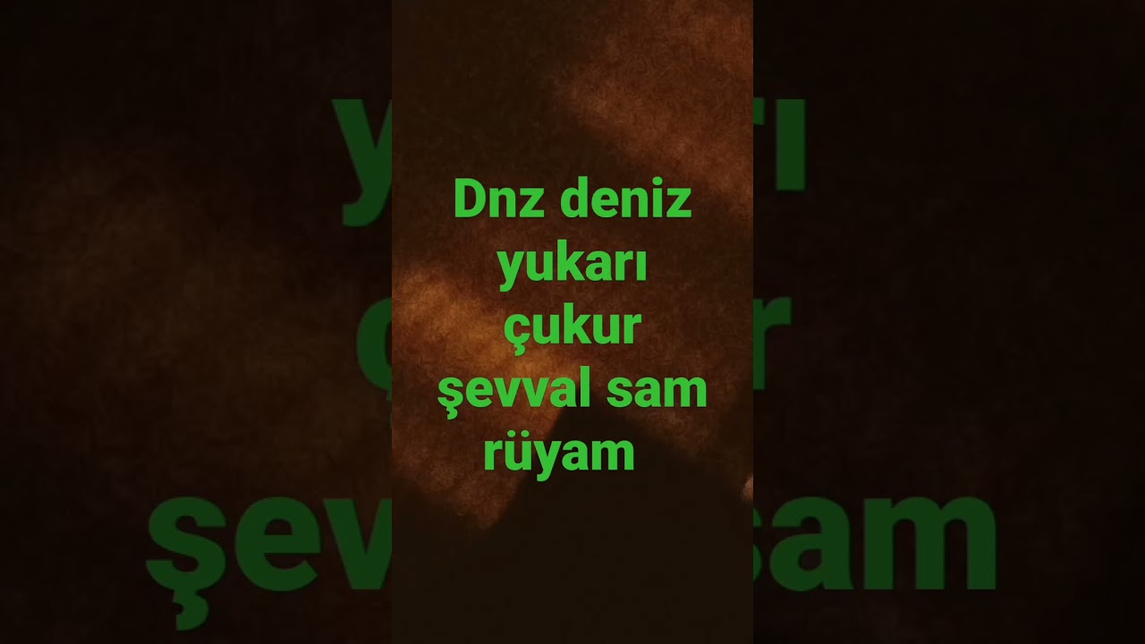 DNZ DENİZ yukarı çukur