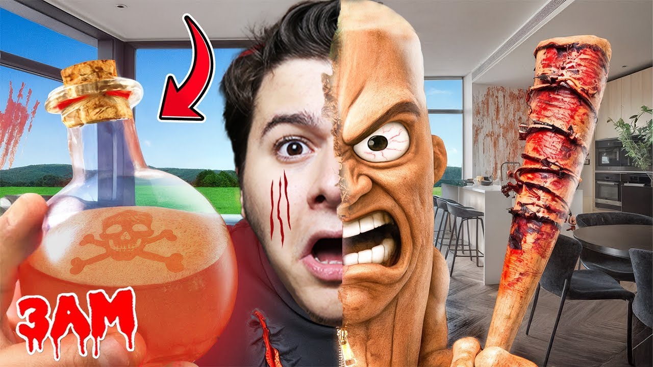 DO NOT DRINK TUNG TUNG TUNG SAHUR POTION AT 3AM!! (I TURNED INTO HIM) *IN REAL LIFE*