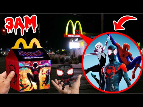 DO NOT ORDER NEW SPIDER-MAN HAPPY MEAL FROM SPIDER-MAN: ACROSS THE SPIDER VERSE AT 3AM!! *SCARY*