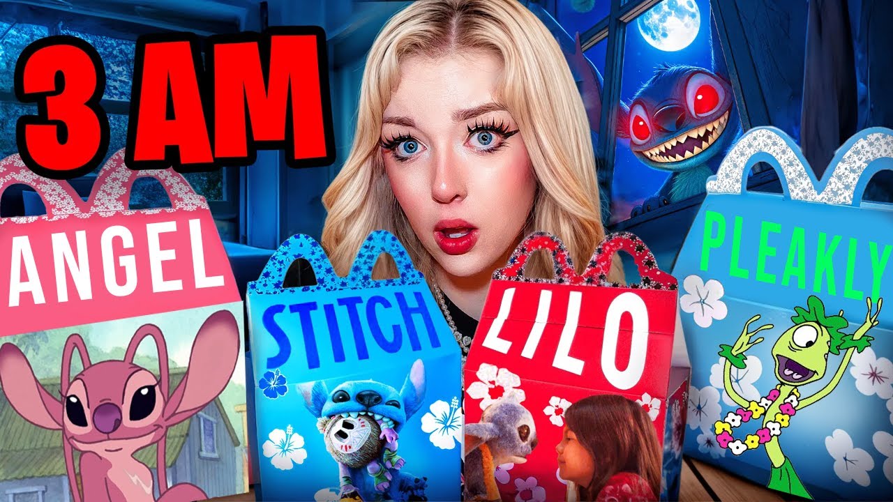 DO NOT ORDER THE LILO & STITCH HAPPY MEAL AT 3 AM... (*SCARY*)