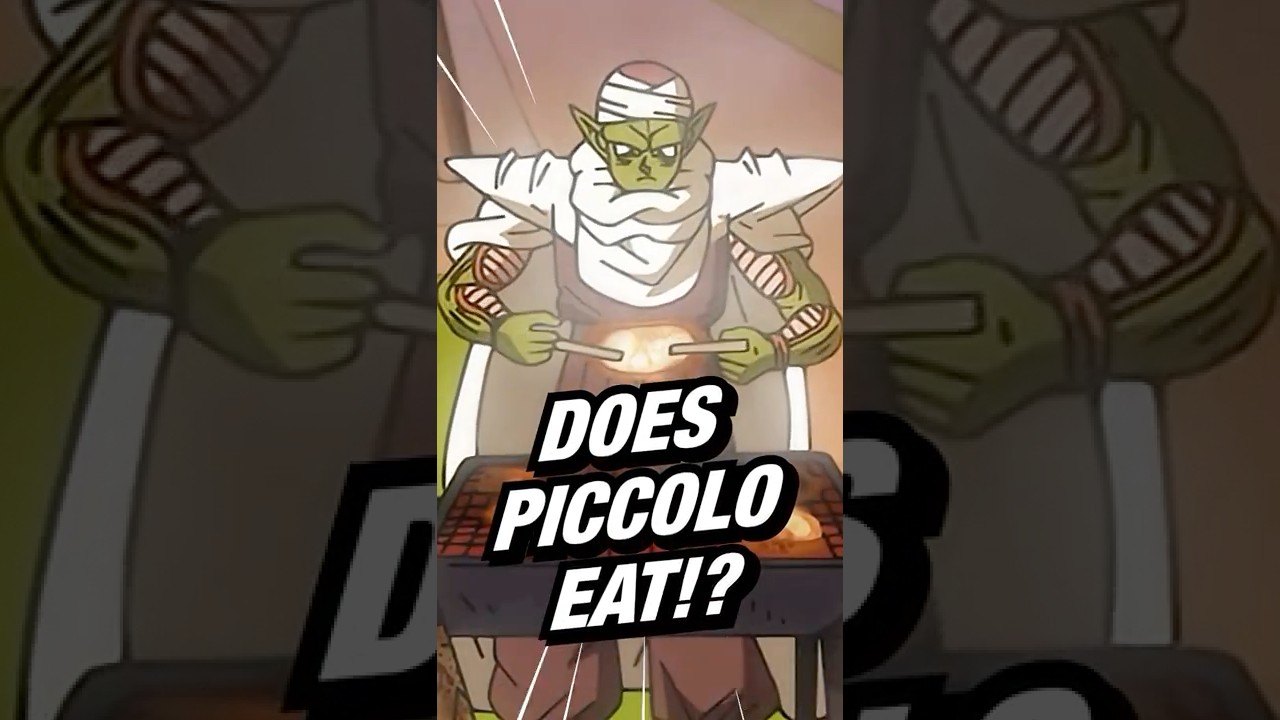 Do Piccolo and the Namekians EAT in Dragon Ball? #dragonball #dbz #goku