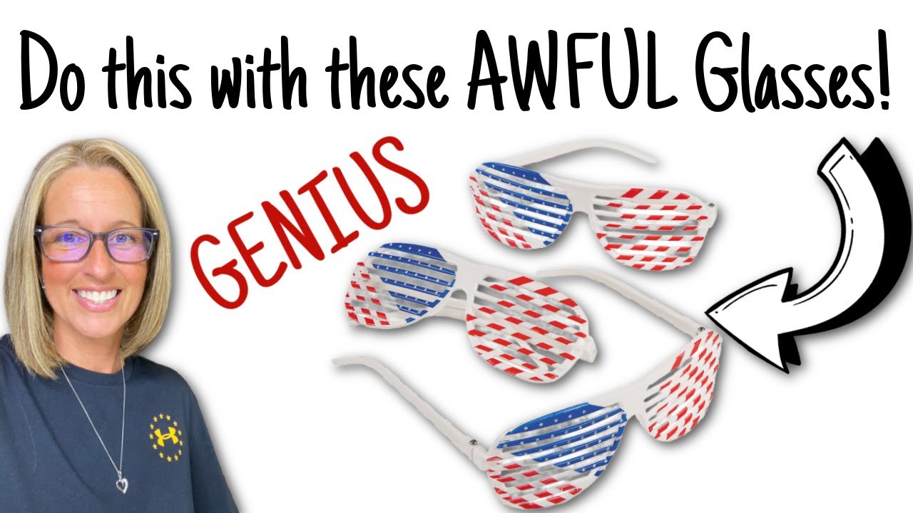 Do this with these AWFUL Glasses! GENIUS!
