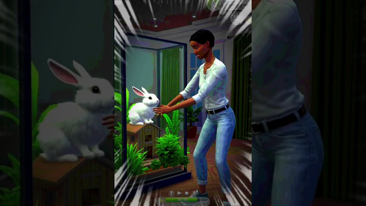 Do you like rabbit? #sims4, #simsanimal, #simslife,#simsanimation, #simsrabbit, #rabbits   #sims